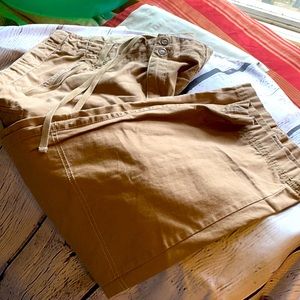 Eddie Bauer capris walnut brown sz 10 Tall EUC
